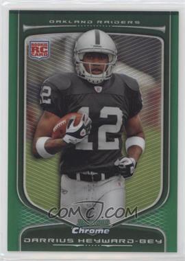 2009 Bowman Chrome - [Base] - Green Refractor #121 - Darrius Heyward-Bey /99