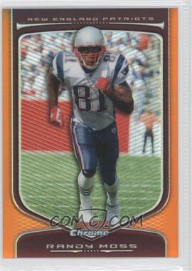 2009 Bowman Chrome - [Base] - Orange Refractor #78 - Randy Moss /25