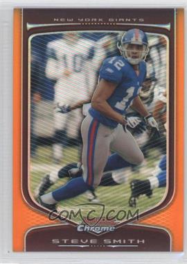 2009 Bowman Chrome - [Base] - Orange Refractor #96 - Steve Smith /25