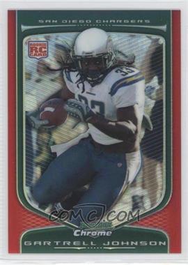 2009 Bowman Chrome - [Base] - Red Refractor #154 - Gartrell Johnson /5