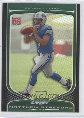 2009 Bowman Chrome - [Base] - Refractor #111 - Matthew Stafford