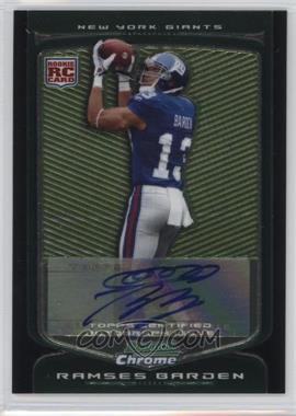 2009 Bowman Chrome - [Base] - Rookie Autographs #122 - Ramses Barden