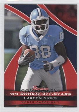 2009 Bowman Draft Picks - 09' Rookie All-Stars #AS19 - Hakeem Nicks