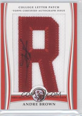 2009 Bowman Draft Picks - College Letter Patch #LAP-AB - Andre Brown /184