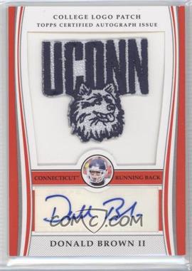 2009 Bowman Draft Picks - College Logo Patch - Mascot Variation #ALP-DB - Donald Brown /40
