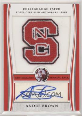 2009 Bowman Draft Picks - College Logo Patch #ALP-AB - Andre Brown /300 [Noted]