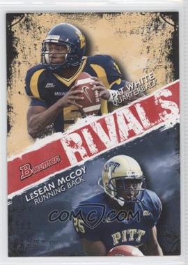 2009 Bowman Draft Picks - Rivals #R2 - Pat White, LeSean McCoy