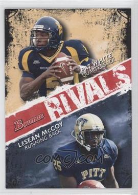 2009 Bowman Draft Picks - Rivals #R2 - Pat White, LeSean McCoy