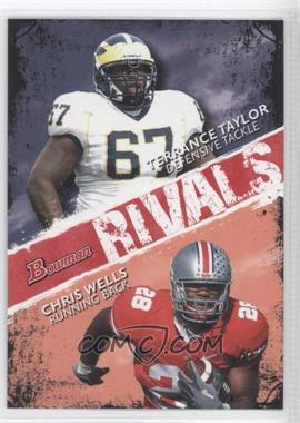 2009 Bowman Draft Picks - Rivals #R4 - Terrance Taylor, Chris Wells