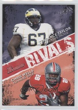 2009 Bowman Draft Picks - Rivals #R4 - Terrance Taylor, Chris Wells