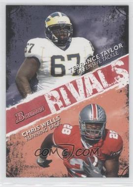 2009 Bowman Draft Picks - Rivals #R4 - Terrance Taylor, Chris Wells