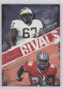 2009 Bowman Draft Picks - Rivals #R4 - Terrance Taylor, Chris Wells