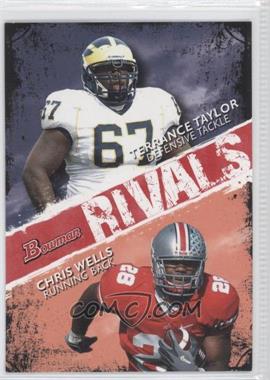 2009 Bowman Draft Picks - Rivals #R4 - Terrance Taylor, Chris Wells