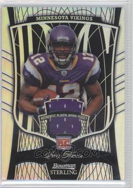 2009 Bowman Sterling - [Base] - Black Refractor #177.1 - Memorabilia - Percy Harvin /50