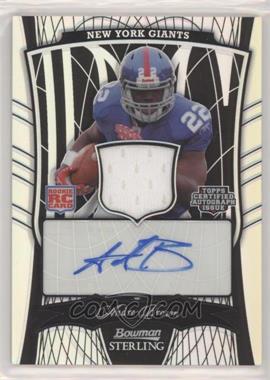 2009 Bowman Sterling - [Base] - Black Refractor #191.2 - Jersey Autograph - Andre Brown /15