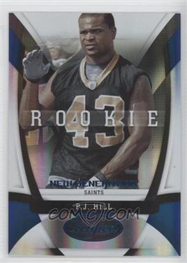 2009 Certified - [Base] - Mirror Blue #183 - New Generation - P.J. Hill /100