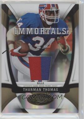 2009 Certified - [Base] - Mirror Gold Materials Prime #219 - Immortals - Thurman Thomas /25