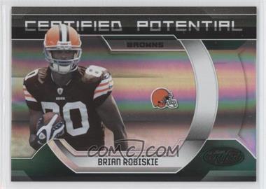 2009 Certified - Certified Potential - Emerald #18 - Brian Robiskie /5