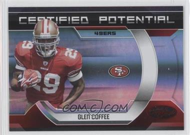 2009 Certified - Certified Potential - Red #1 - Glen Coffee /100
