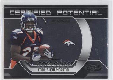 2009 Certified - Certified Potential #26 - Knowshon Moreno /1000