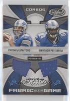 Brandon Pettigrew, Matthew Stafford #/100