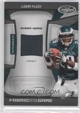 2009 Certified - Fabric of the Game Rookies #25 - LeSean McCoy /100