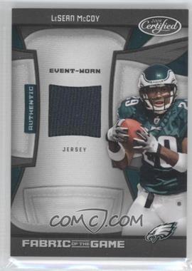 2009 Certified - Fabric of the Game Rookies #25 - LeSean McCoy /100