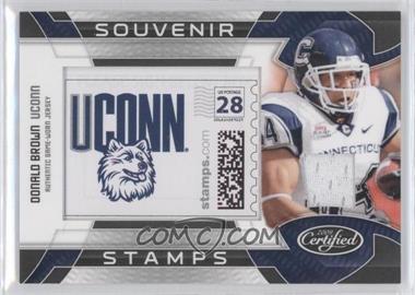 2009 Certified - Souvenir Stamps College - Materials #2 - Donald Brown /99