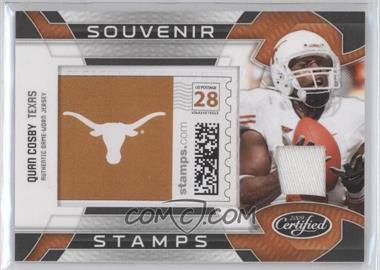 2009 Certified - Souvenir Stamps College - Materials #20 - Quan Cosby /99
