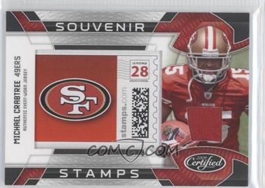 2009 Certified - Souvenir Stamps Pro Team Materials #15 - Michael Crabtree /99