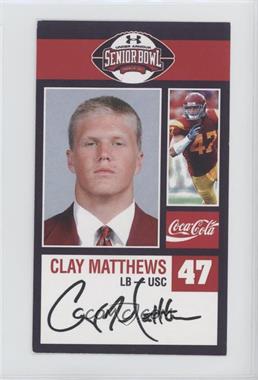 2009 Coca-Cola Under Armour Senior Bowl - [Base] #_CLMA - Clay Matthews