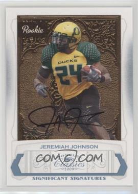 2009 Donruss Classics - [Base] - Significant Signatures Platinum #202 - Jeremiah Johnson /25