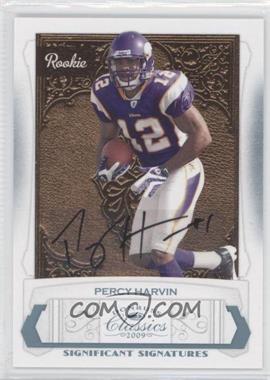 2009 Donruss Classics - [Base] - Significant Signatures Platinum #232 - Percy Harvin /25