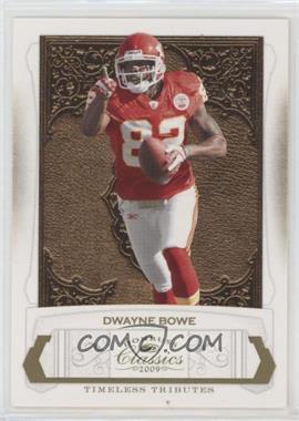 2009 Donruss Classics - [Base] - Timeless Tributes Gold #49 - Dwayne Bowe /50