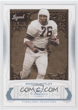 2009 Donruss Classics - [Base] - Timeless Tributes Platinum #132 - Marion Motley /25