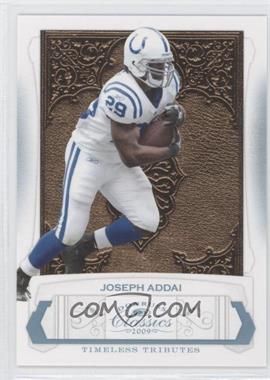 2009 Donruss Classics - [Base] - Timeless Tributes Platinum #43 - Joseph Addai /25