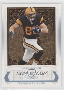 2009 Donruss Classics - [Base] - Timeless Tributes Platinum #77 - Heath Miller /25