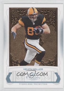 2009 Donruss Classics - [Base] - Timeless Tributes Platinum #77 - Heath Miller /25