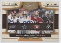 Andre Reed, Michael Irvin, Jerry Rice, Tim Brown #/100