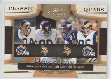 2009 Donruss Classics - Classic Quads - Gold #10 - Merlin Olsen, Alan Page, Carl Eller, Jack Youngblood /100