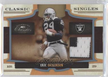 2009 Donruss Classics - Classic Singles - Jerseys Prime #11 - Eric Dickerson /50