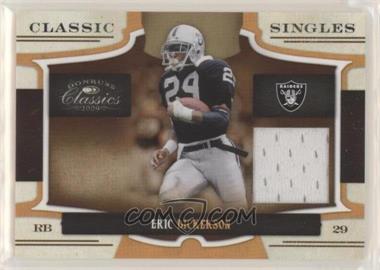 2009 Donruss Classics - Classic Singles - Jerseys #11 - Eric Dickerson /250