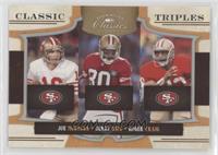 Joe Montana, Jerry Rice, Roger Craig #/250