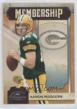 2009 Donruss Classics - Membership - Platinum #1 - Aaron Rodgers /25