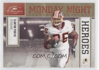 2009 Donruss Classics - Monday Night Heroes - Gold #18 - Clinton Portis /100