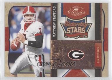 2009 Donruss Classics - Saturday Stars - Silver #24 - Matthew Stafford /250