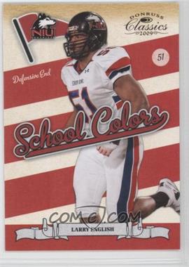 2009 Donruss Classics - School Colors #25 - Larry English