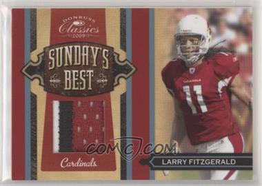 2009 Donruss Classics - Sunday's Best - Jerseys Prime #24 - Larry Fitzgerald /50 [EX to NM]