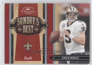 2009 Donruss Classics - Sunday's Best - Platinum #16 - Drew Brees /25