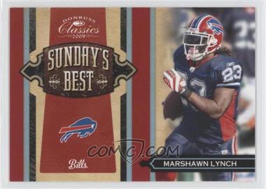 2009 Donruss Classics - Sunday's Best - Platinum #27 - Marshawn Lynch /25